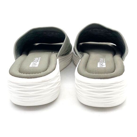 Ryka Nanette Stretch Knit Slide Demi-Wedge Slip-On Sandals Sage Green Size 9.5 - Picture 10 of 16